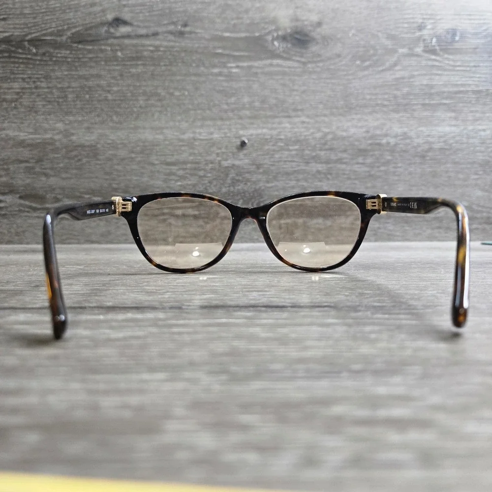 Versace VE 3330 Tortoiseshell Cat Eyewear Frame ONLY BV7336286 55-19 145 Italy